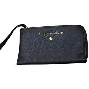 Simply Southern Black Wristlet